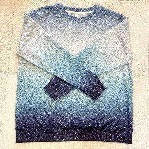 Pixie Lady ombré, water drop sweatshirt, size medium. EUC‎
